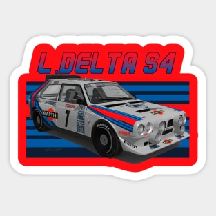 Lancia Delta Group B Martini Sticker